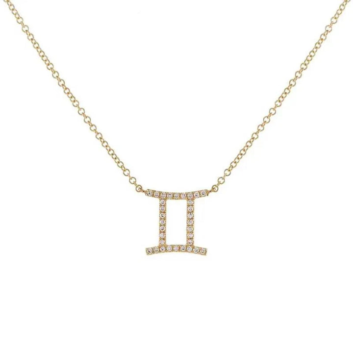 Skanto | Delikat Diamant Stjernetegn Halskjede