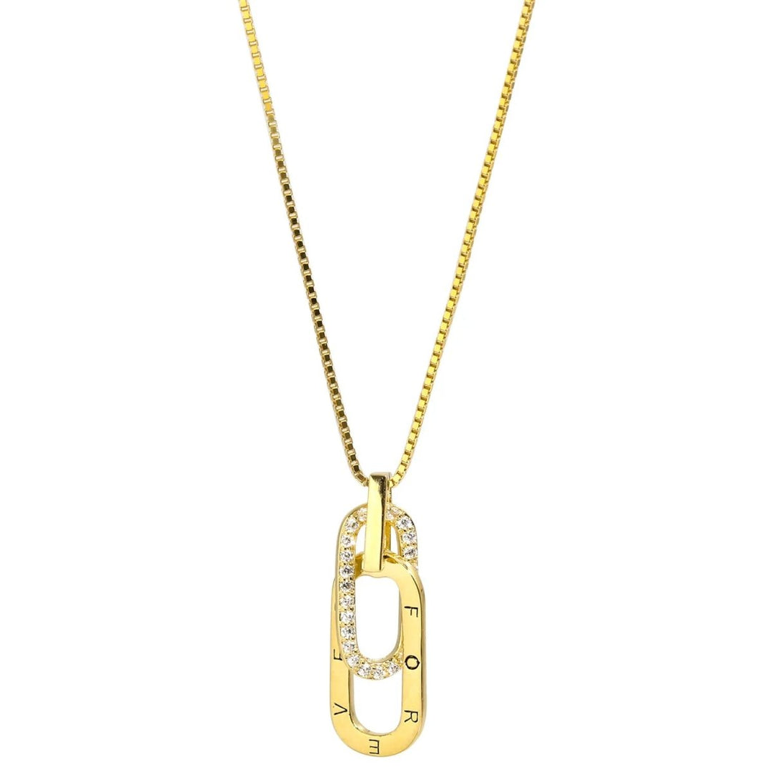 Skanto | Delikat Forever Paperclip Love Necklace