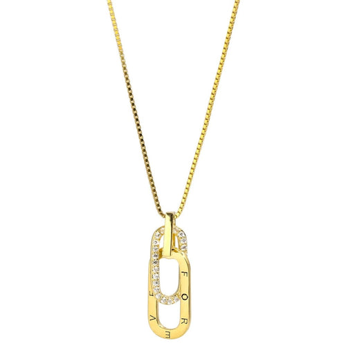 Skanto | Delikat Forever Paperclip Love Necklace