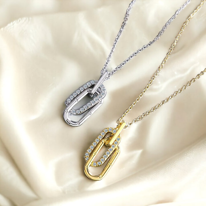 Skanto | Delikat Forever Paperclip Love Necklace