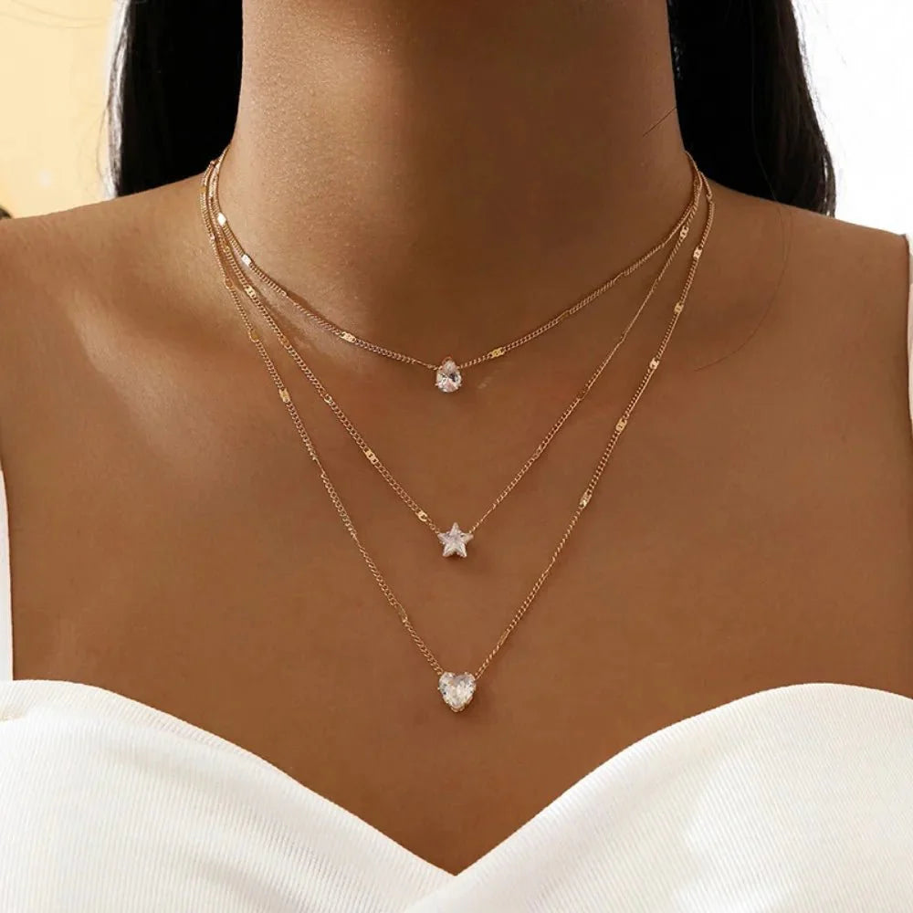 Skanto | Delikate Formede Diamanter Smykke Stabel