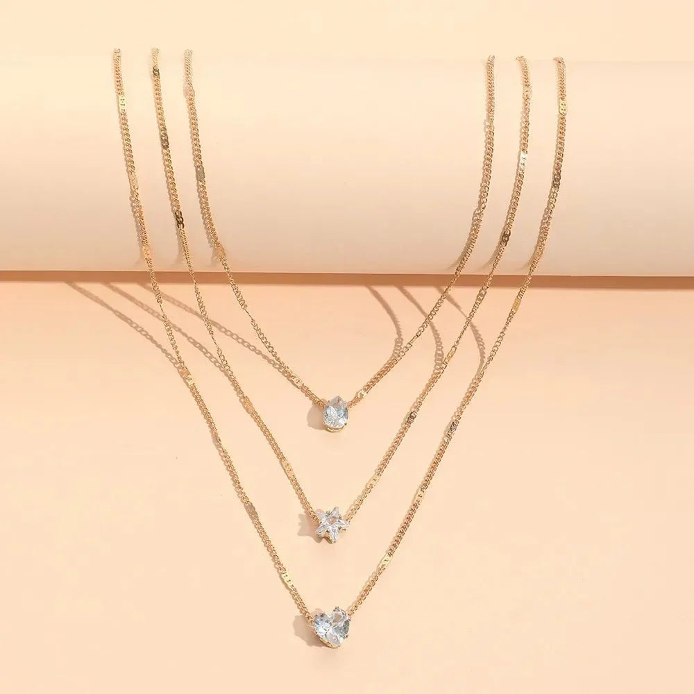 Skanto | Delikate Formede Diamanter Smykke Stabel