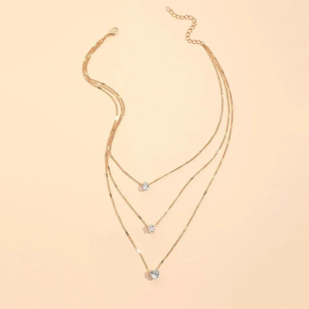 Skanto | Delikate Formede Diamanter Smykke Stabel