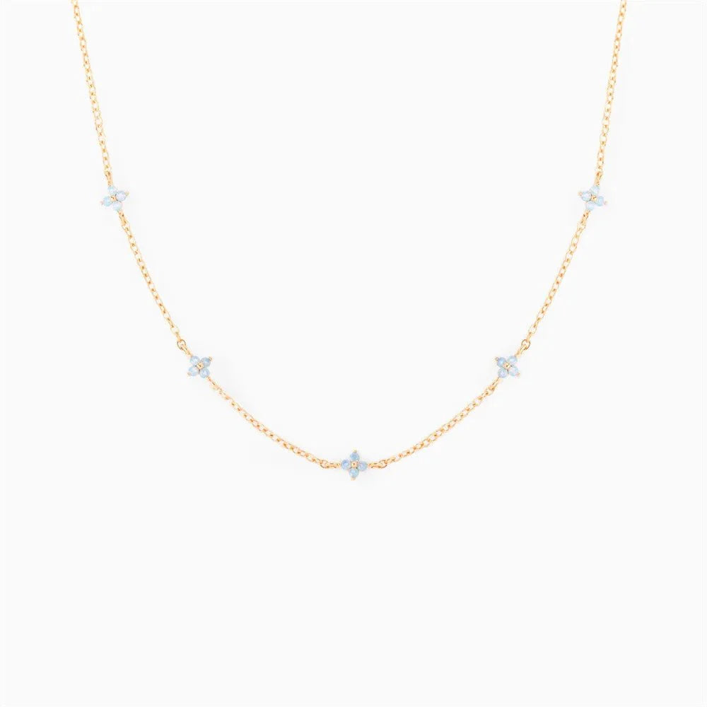 Skanto | Delikat Lite Blomsterr Necklace