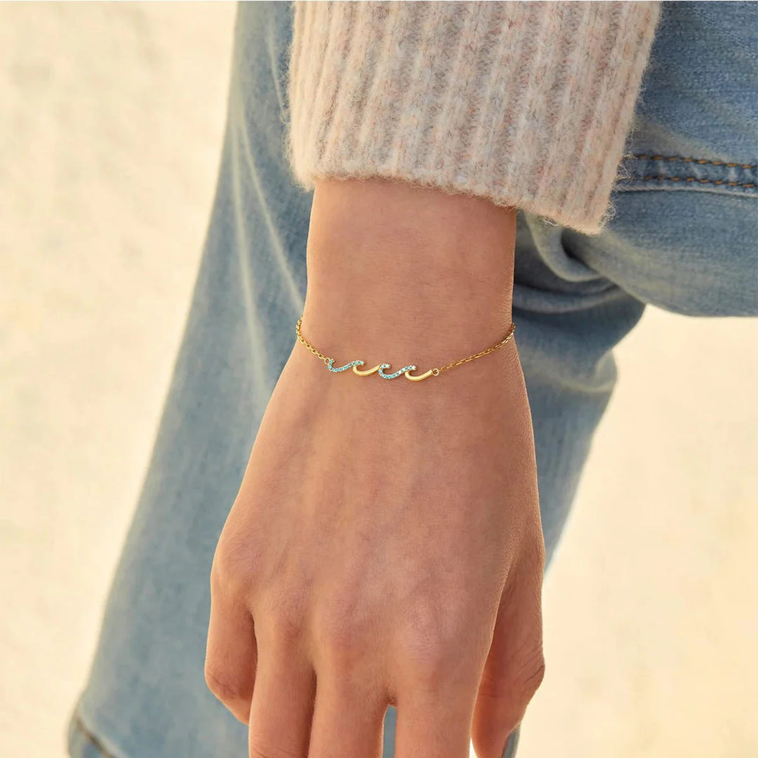 Skanto | Dainty Wave Armbånd
