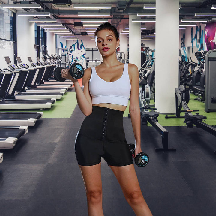 SweatFit Midje Trener – Høyt Liv Sauna Leggings med Midje Trener for Kvinner | Skanto