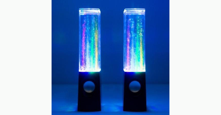 Skanto | LED Fargerik Dansende Vannfontene Høyttaler – Bærbar!