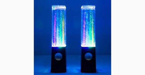 Skanto | LED Fargerik Dansende Vannfontene Høyttaler – Bærbar!