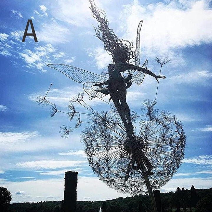 Skanto | Dansende Fe Statue Stål - FairyDancer™