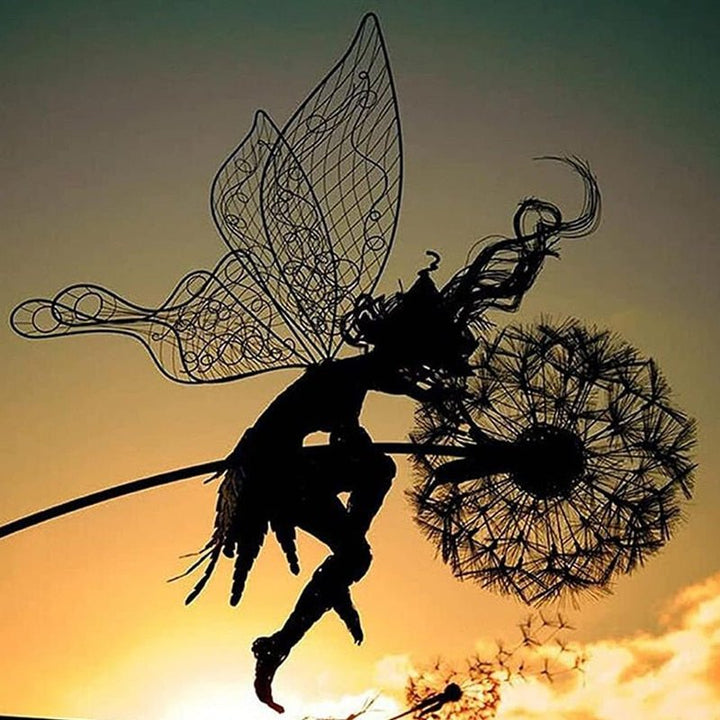 Skanto | Dansende Fe Statue Stål - FairyDancer™
