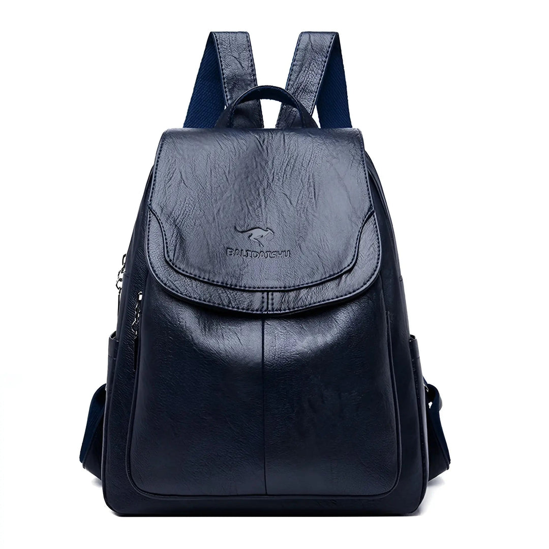Skanto | Vintage Leather Women's Backpack - Isabella