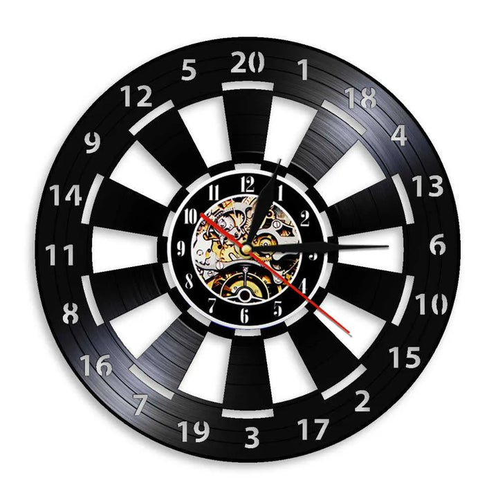 Skanto | DartTime - Elegant Vinyl Klokke