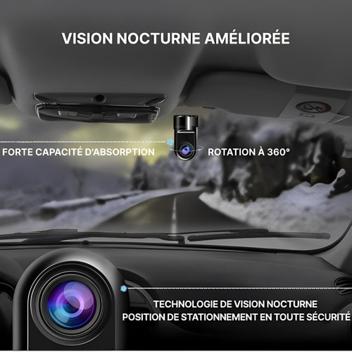 RoadGuard Smart Dashcam – Med parkeringsovervåkning, ADAS og GPS-sporing | Skanto