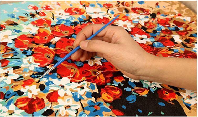 Field of Daisies - Van-Go Mal-For-Nummer Kit | Skanto