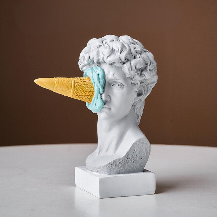 Skanto | Frendorf Figur Ansikt Iskrem Kunst Skulptur