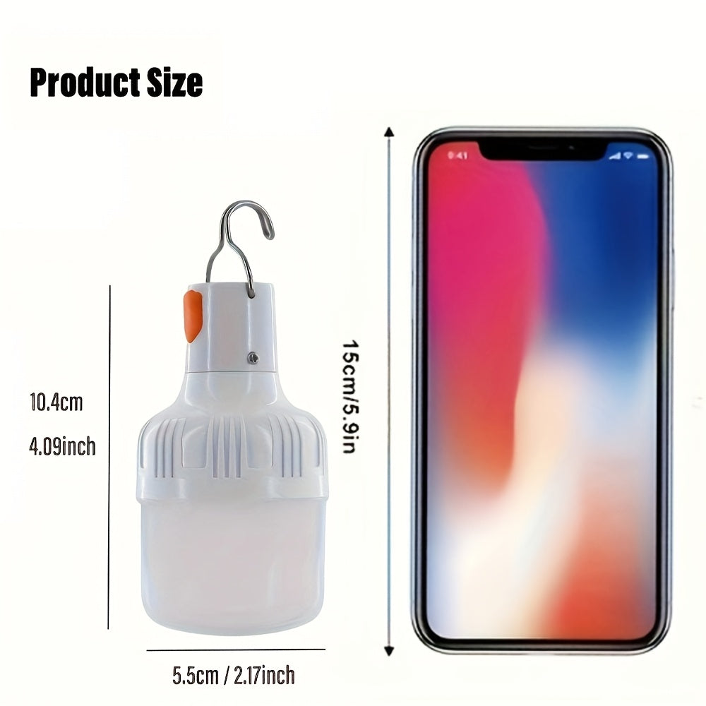 Skanto | PowerGlow LED-lampe – Oppladbar USB-lampe med litiumbatteri og ABS-hus