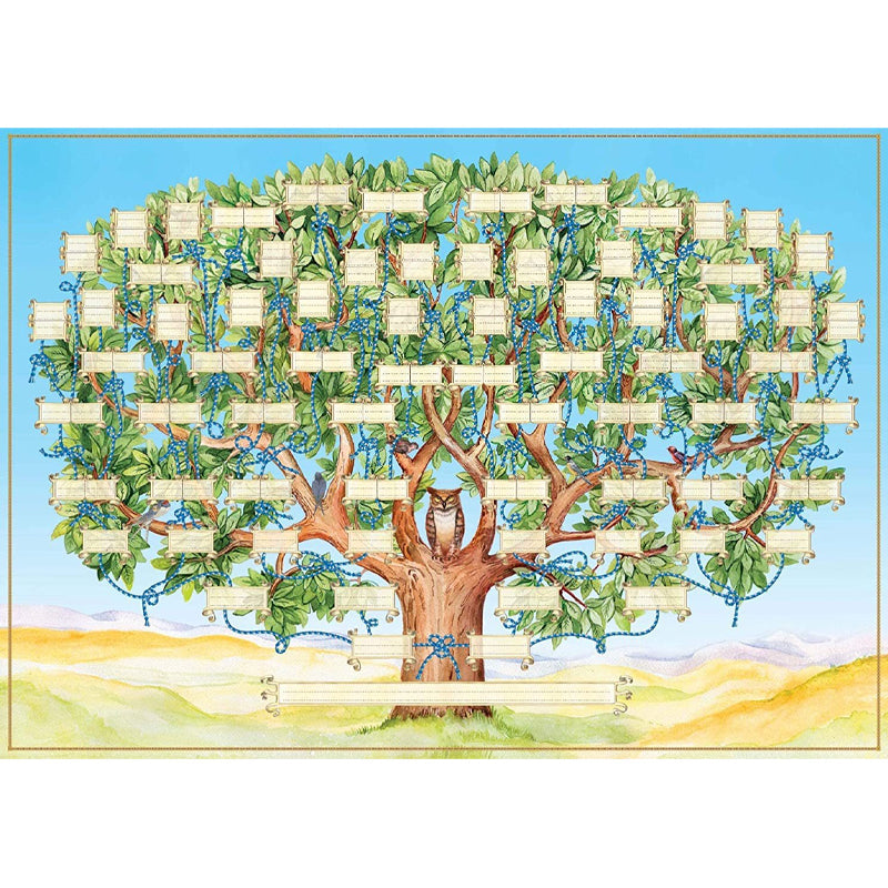 Familietre Genealogi Diagram | Skanto