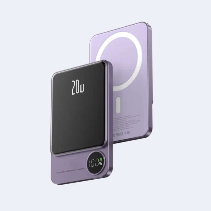 Magnetisk kabelløs Powerbank 10000mAh/5000mAh