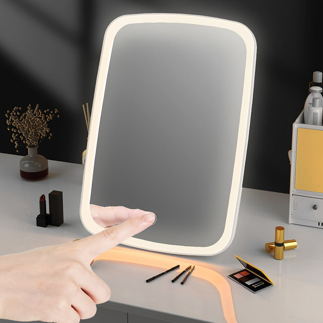 BloomMirror - Elegant LED Sminkespeil USB Lader Skanto