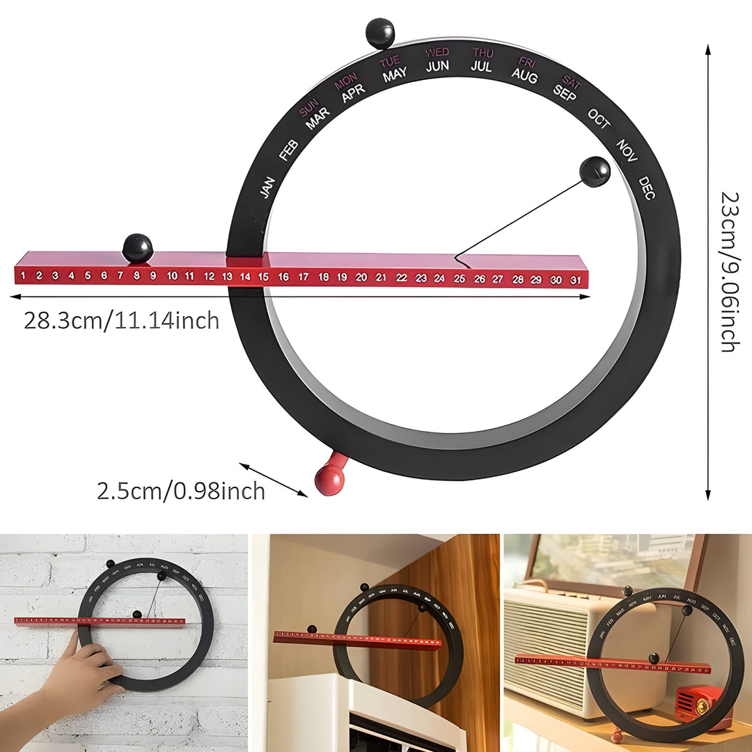 Magnetisk Kuleklokke – Kreativ og Dekorativ Bordklokke med Mykt Design | Skanto