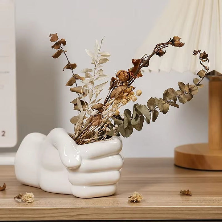 Skanto | Kunstnerisk Håndgestus Keramisk Bordblomst Vase