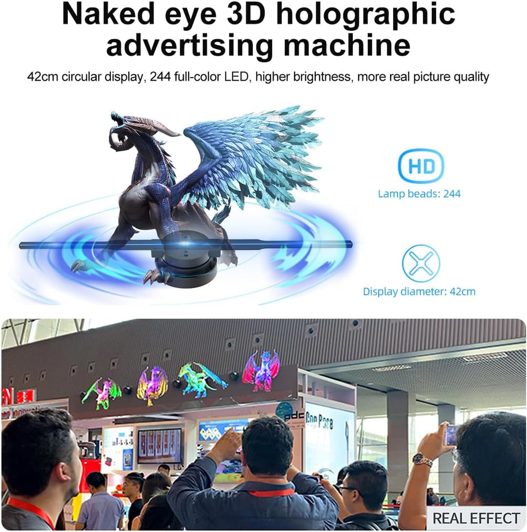 3D Hologram LED Vifte Prosjektor | Skanto