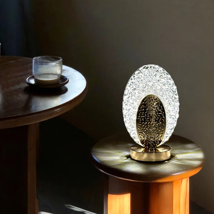 FeatherLamp - USB berøringsbordlampe med unikt fjærdesign Skanto