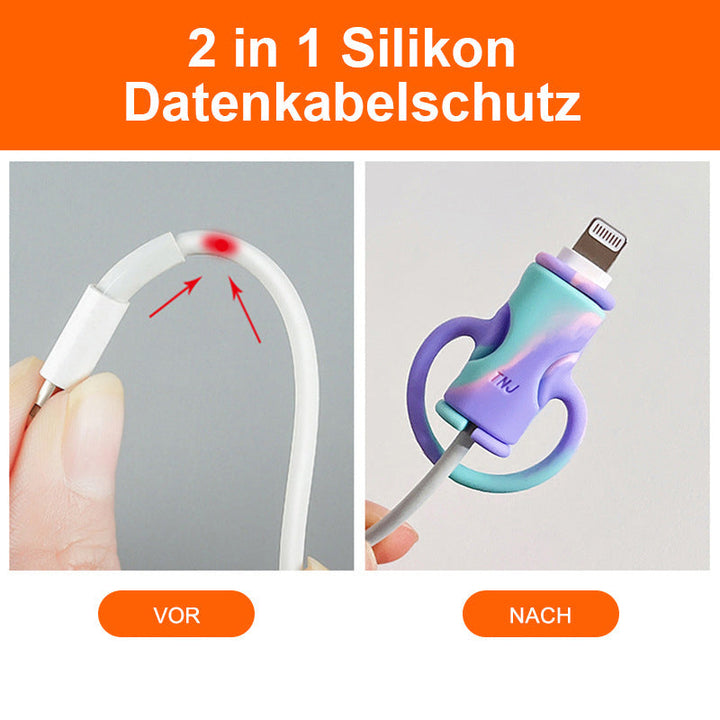 Skanto | 2 i 1 silikon datakabelbeskyttelse