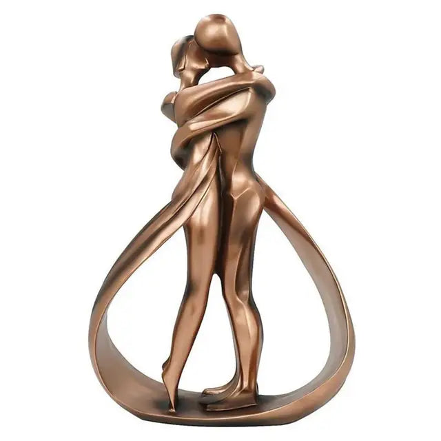 Skanto | Dekorativ Skulptur av Omfavnende Figurer - Seraphina