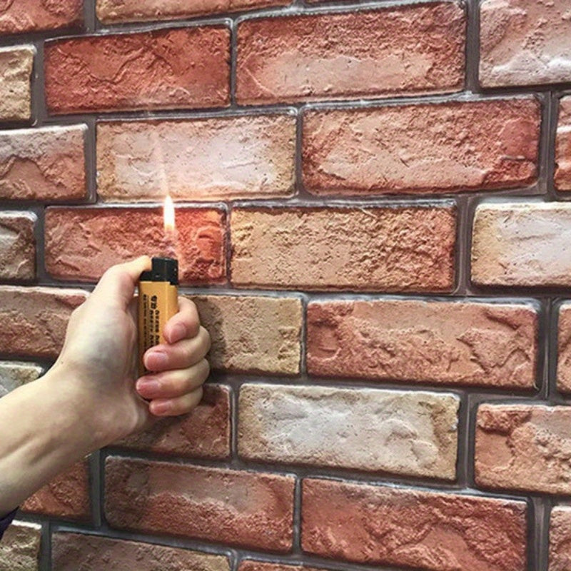 Selvheftende 3D veggpaneler med murstein- og tretekstur | Skanto