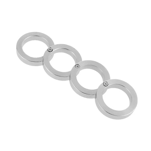 Skanto | DEFENDRING – Taktisk Foldebar Selvforsvar Ring med Rotasjonsvennlig Rustfritt Stål Design