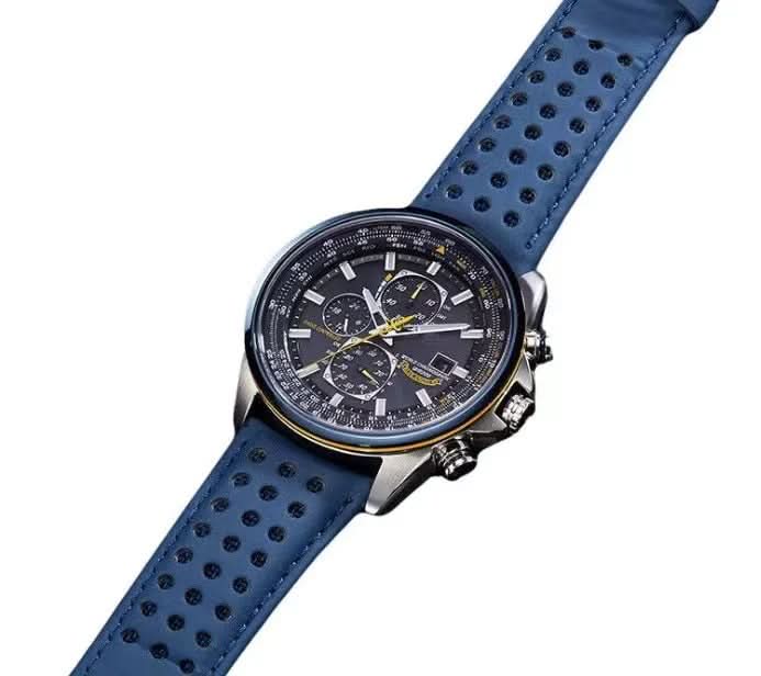 Skanto | Herre's Rustfritt Stål Chronograph Klokke med Kalender