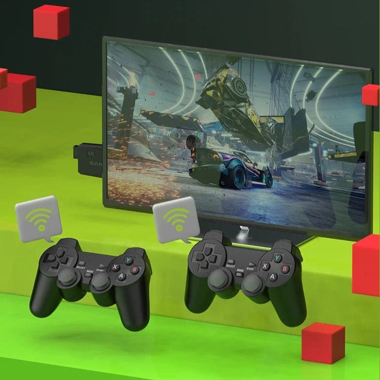 Skanto | Retro Gaming Console 4K Plug and Play System 20000 Klassiske Videospill