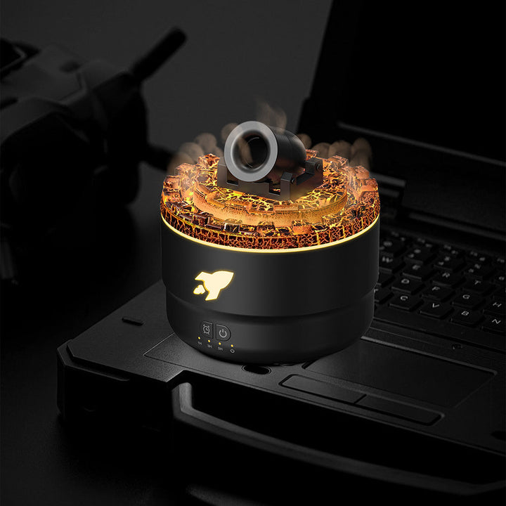 Skanto | Cannon Luftfukter Aroma Diffuser Vannmist Nattlys Lava Perfekt Gave