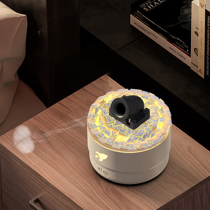 Skanto | Cannon Luftfukter Aroma Diffuser Vannmist Nattlys Lava Perfekt Gave