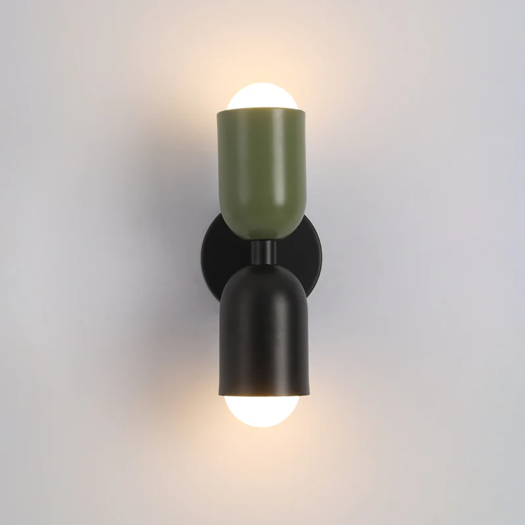 Skanto | Design Dobbeltsidig LED Vegglampe - Colorwave