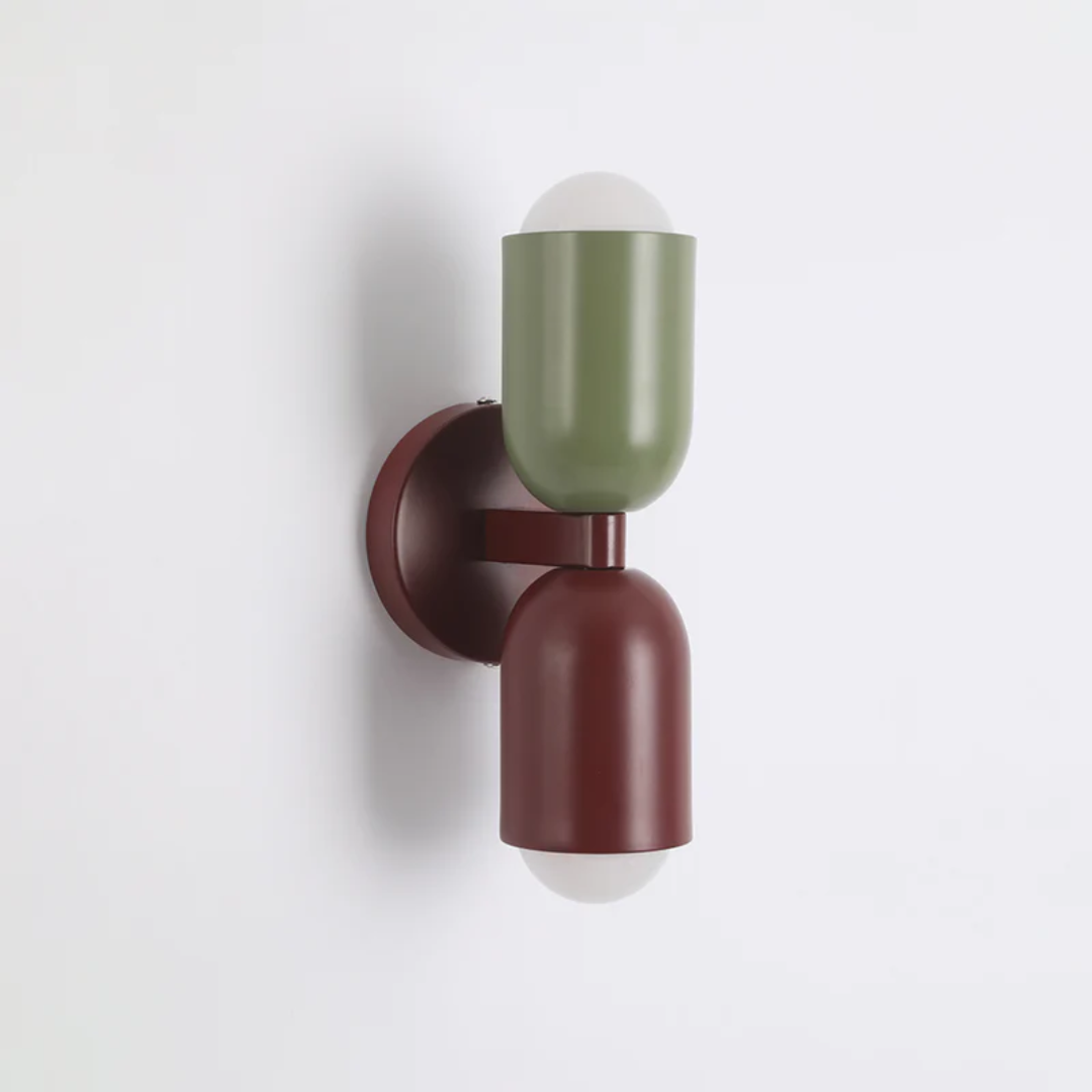 Skanto | Design Dobbeltsidig LED Vegglampe - Colorwave