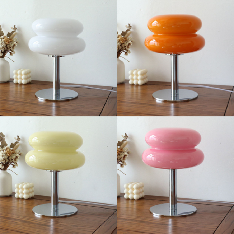 Skanto | DESIGNER GLASS BORDLAMPE - AMBIENT LED LAMPE FOR SOVEROM OG KONTOR