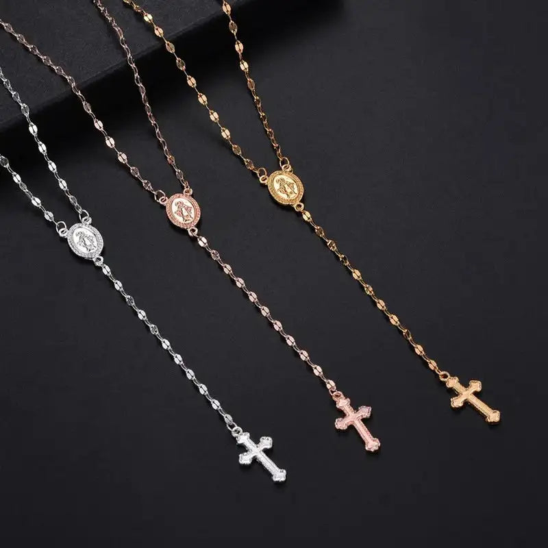 Skanto | Spirituell Rosary Halskjede – Stilfull Tro Smykke for Enhver Anledning