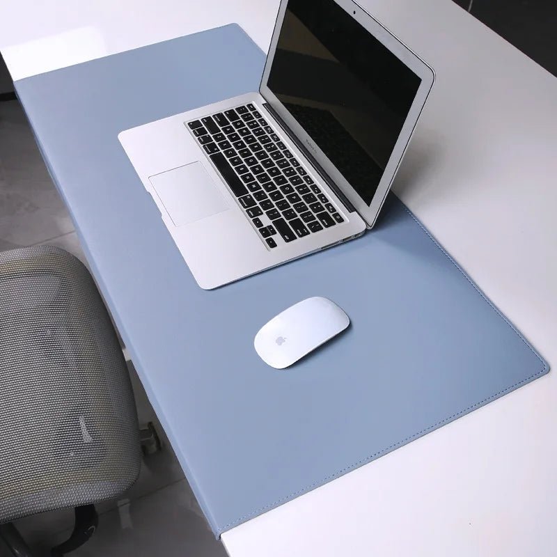 Skanto | RESTEDGE – Ergonomisk PU-lær skrivebordsmatte med håndledds- og albuestøtte