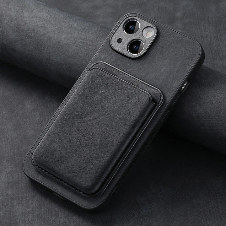 Skanto |  Magsafe iPhone-deksel Magnetisk lær kortholder
