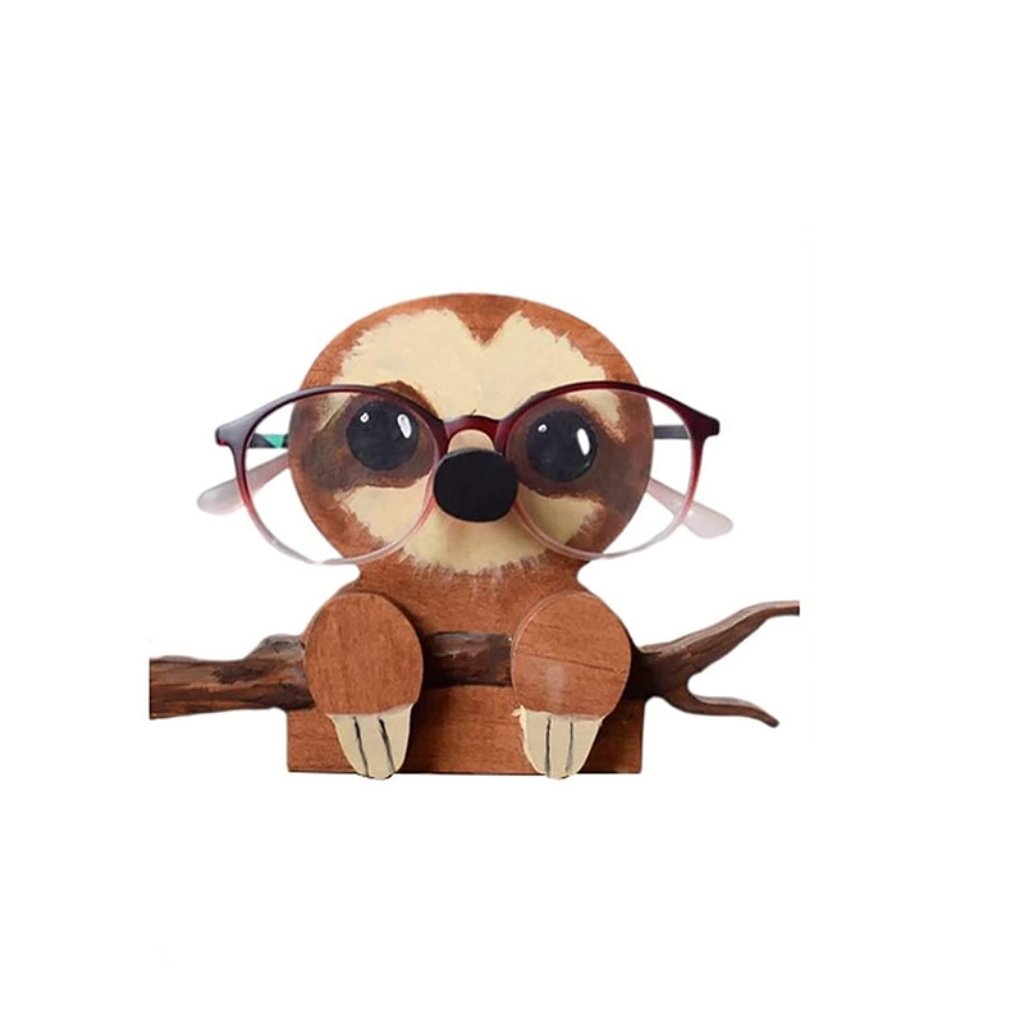 Skanto | 🦉Brillestativ i tre med dyr👓