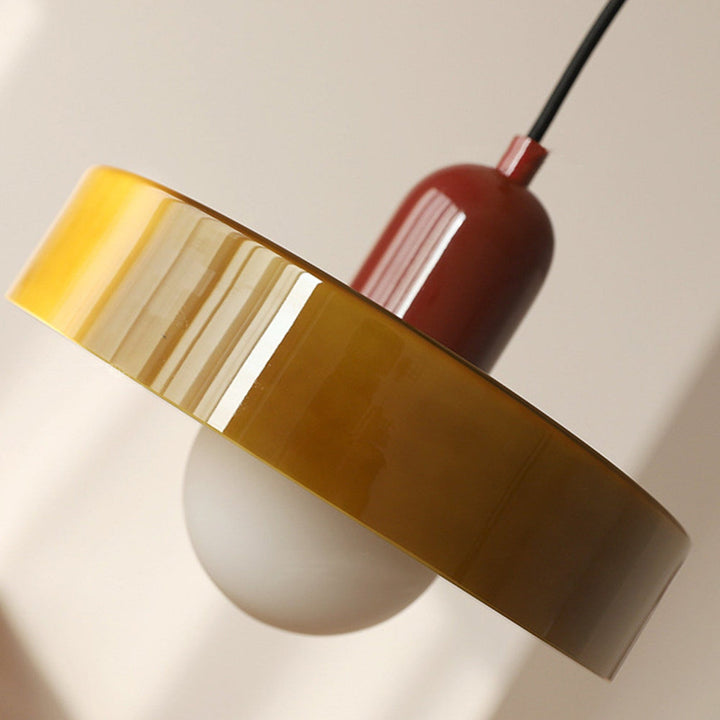 Fargerik Bauhaus-Stil Pendellampe - StiloGlas | Skanto