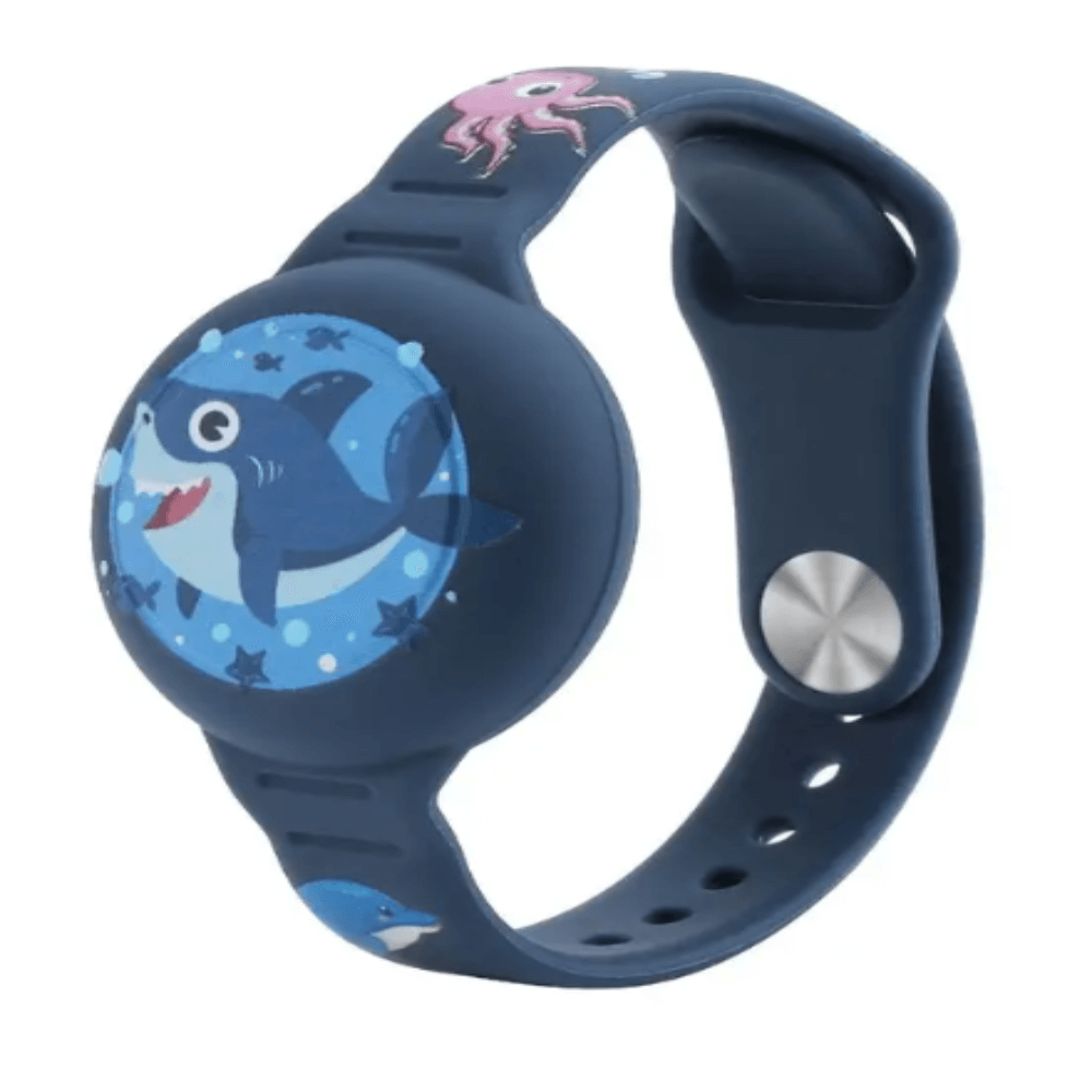 Kindersicheres GPS-armbånd – Silikonhalterung für Tracker