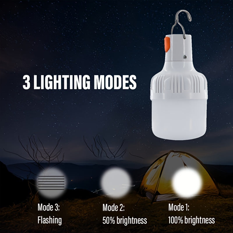 Skanto | PowerGlow LED-lampe – Oppladbar USB-lampe med litiumbatteri og ABS-hus