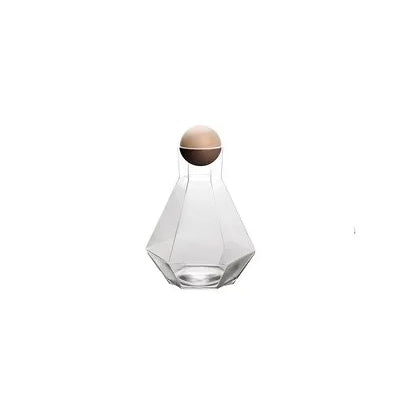 Diamond Type Glass Water Bottle Pitcher Drinkware Creative Drinkware | Skanto