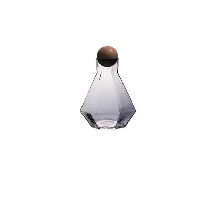 Diamond Type Glass Water Bottle Pitcher Drinkware Creative Drinkware | Skanto