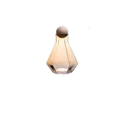 Diamond Type Glass Water Bottle Pitcher Drinkware Creative Drinkware | Skanto