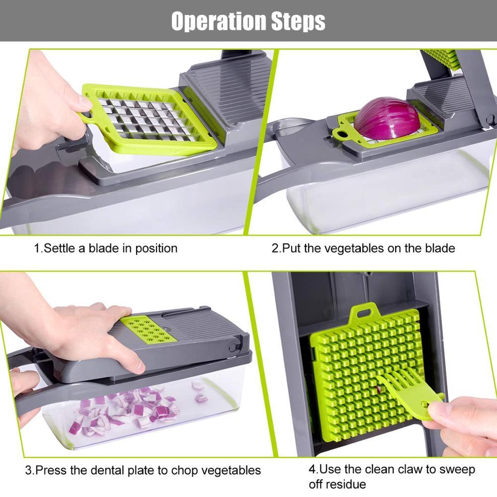 Dicing Blades Mandoline Slicer | Skanto