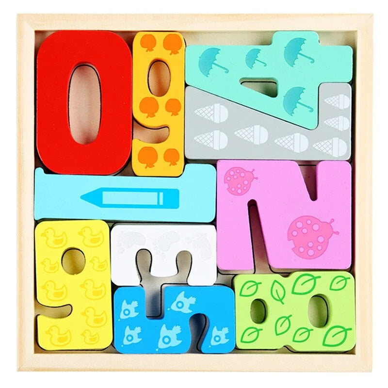 Skanto | WoodlandPuzzle - Hvordan passer formene inn i rammen? - Formpuzzle